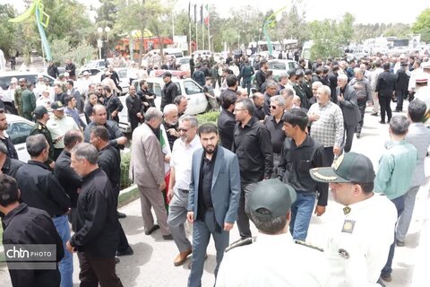 بدرقه باشکوه پیکر مطهر سردار سرتیپ شهید «علیرضا لطفی» در ارومیه