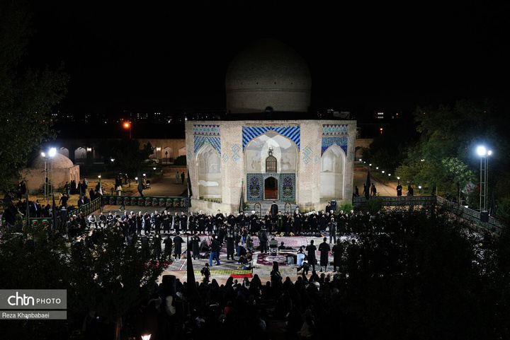 بقعه تاریخی شیخ جبرائیل کلخوران اردبیل میزبان عزاداران حسینی شد