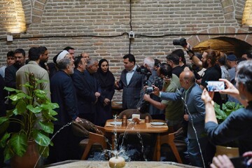 آیین افتتاح رستوران سنتی نوبن در قزوین  برگزار شد