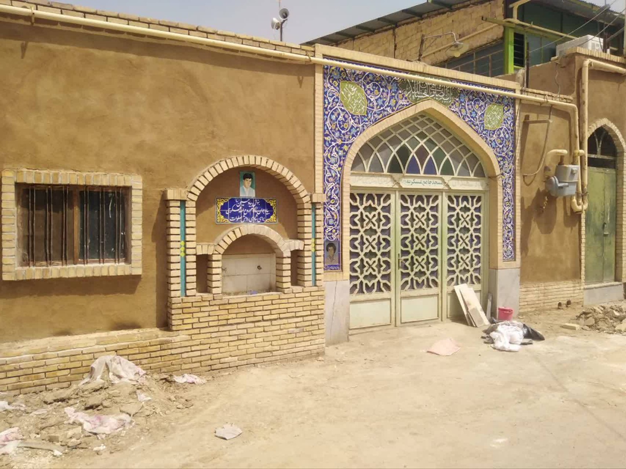 مرمت مسجد تاریخی باقرآباد بافق به پایان رسید/ آماده‌سازی برای عزاداری‌های محرم