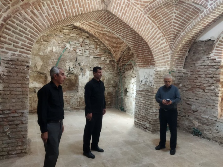 ضرورت تسریع در روند مرمت حمام قپان شاهین‌دژ