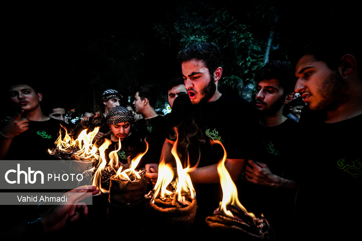 آئین مشعل گردانی در دولت آباد شهر ری