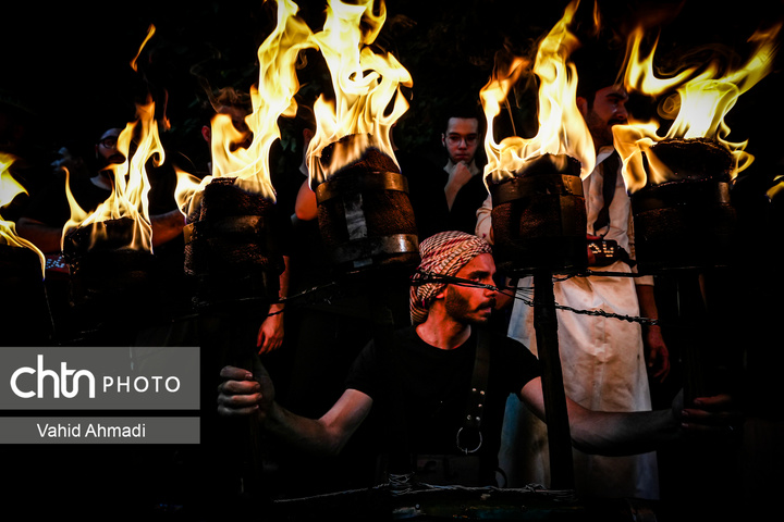 آئین مشعل گردانی در دولت آباد شهر ری