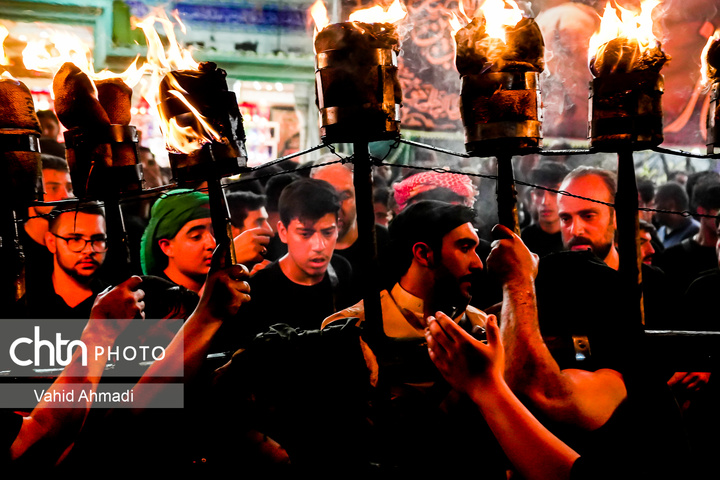 آئین مشعل گردانی در دولت آباد شهر ری