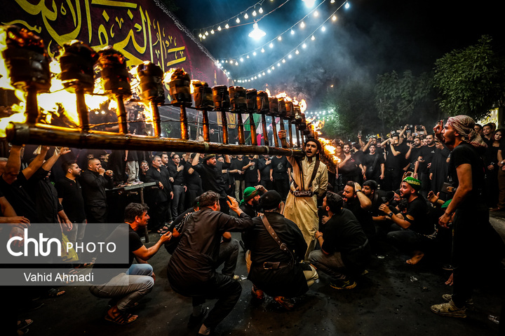 آئین مشعل گردانی در دولت آباد شهر ری