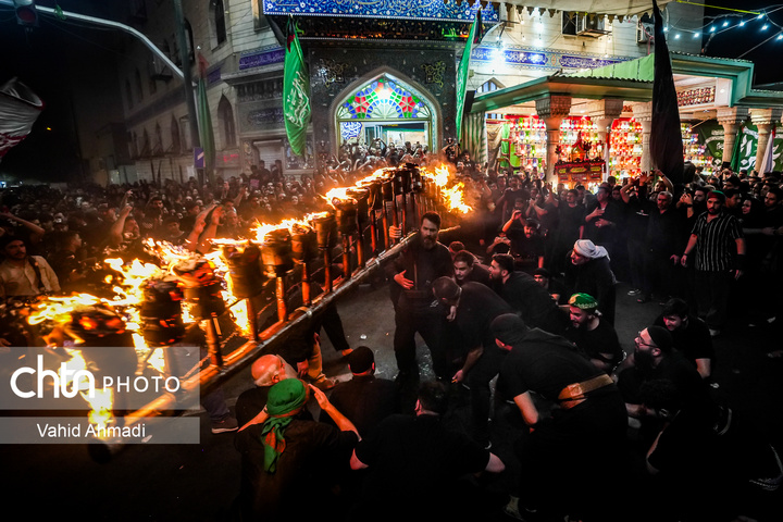 آئین مشعل گردانی در دولت آباد شهر ری