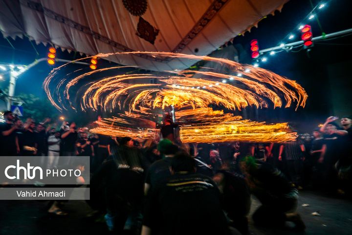 آئین مشعل گردانی در دولت آباد شهر ری