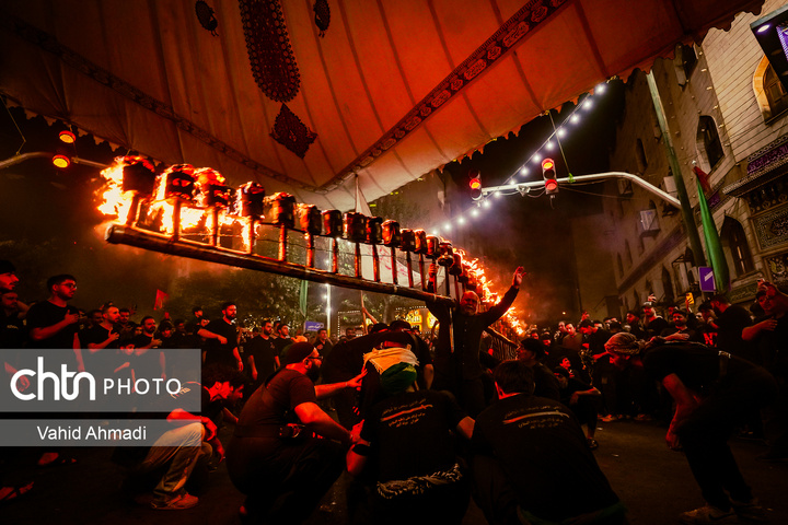 آئین مشعل گردانی در دولت آباد شهر ری