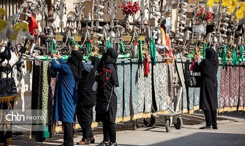 آیین چهل منبر در روز تاسوعای حسینی-خرم آباد
