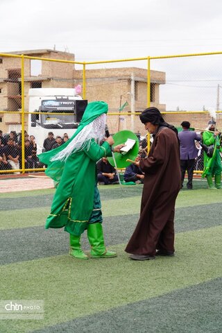 شبیه‌خوانی عاشورای حسینی در روستای یالقوزآغاج سلماس