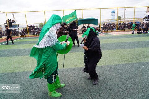 شبیه‌خوانی عاشورای حسینی در روستای یالقوزآغاج سلماس