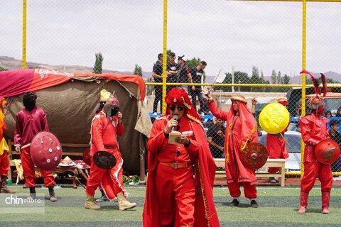 شبیه‌خوانی عاشورای حسینی در روستای یالقوزآغاج سلماس