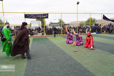 شبیه‌خوانی عاشورای حسینی در روستای یالقوزآغاج سلماس