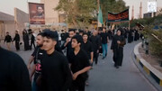 تجمع دسته‌های عزاداری خرمشهر در مسجد جامع
