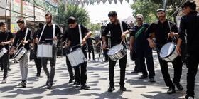 مردم فرخ‌شهر چهارمحال و بختیاری به یاد امام حسین (ع) سوگواری کردند