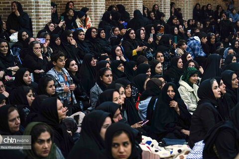 مراسم وداعِ امام در حسینیه مجتهد اردبیلی