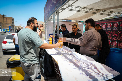 برپایی موکب حسینی اداره کل میراث‌فرهنگی، گردشگری و صنایع‌دستی خوزستان