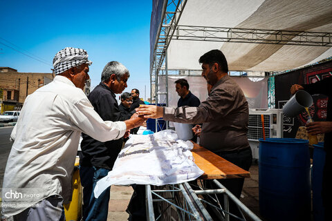 برپایی موکب حسینی اداره کل میراث‌فرهنگی، گردشگری و صنایع‌دستی خوزستان
