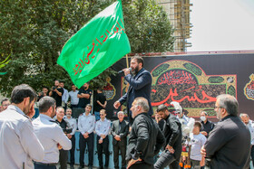 برگزاری مراسم عزاداری امام حسین(ع) با حضور صالحی امیری