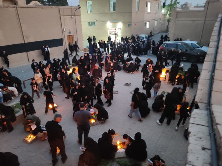 برگزاری باشکوه آیین معنوی «هفت منبر» در بیرجند در عصر تاسوعای حسینی