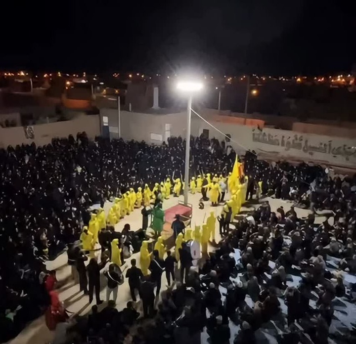 تعزیه زعفر جن در محرم بشرویه/ پروانه‌ای که آتش را به یاری نخواند