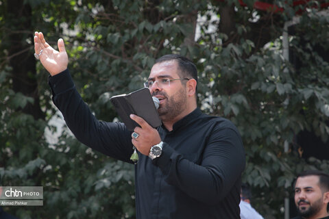 برگزاری مراسم عزاداری امام حسین(ع) با حضور صالحی امیری