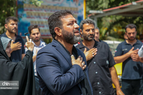 برگزاری مراسم عزاداری امام حسین(ع) با حضور صالحی امیری