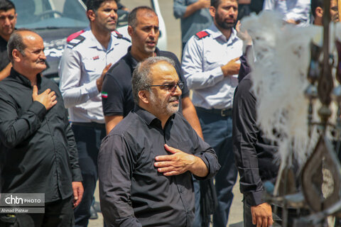 برگزاری مراسم عزاداری امام حسین(ع) با حضور صالحی امیری