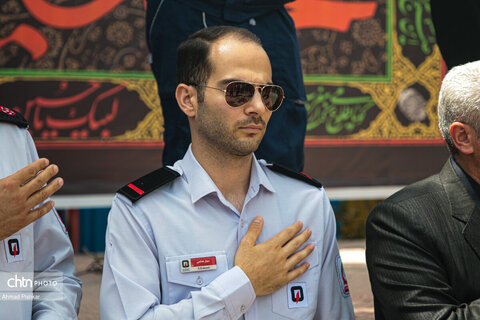 برگزاری مراسم عزاداری امام حسین(ع) با حضور صالحی امیری