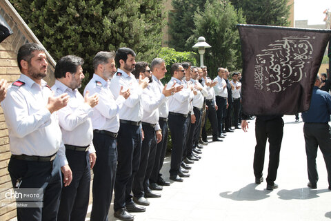 برگزاری مراسم عزاداری امام حسین(ع) با حضور صالحی امیری