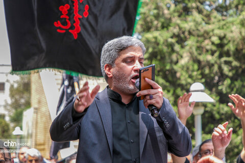 برگزاری مراسم عزاداری امام حسین(ع) با حضور صالحی امیری