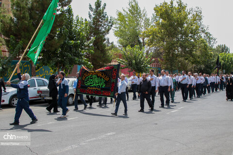 برگزاری مراسم عزاداری امام حسین(ع) با حضور صالحی امیری