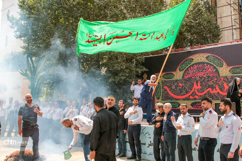 برگزاری مراسم عزاداری امام حسین(ع) با حضور صالحی امیری