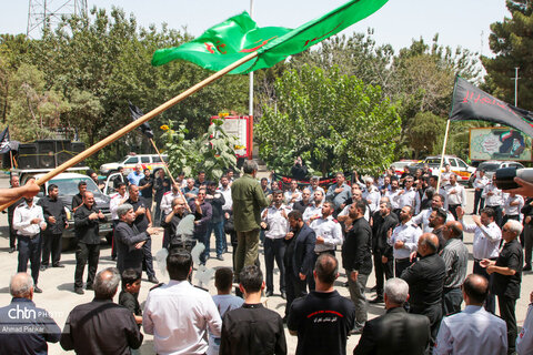 برگزاری مراسم عزاداری امام حسین(ع) با حضور صالحی امیری