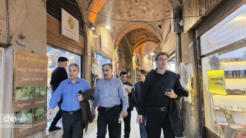 بازدید معاون توسعه مدیریت و منابع  وزارت میراث‌فرهنگی از موزه بزرگ و بافت تاریخی یزد