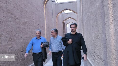 بازدید معاون توسعه مدیریت و منابع  وزارت میراث‌فرهنگی از موزه بزرگ و بافت تاریخی یزد