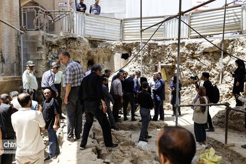 بازدید و بررسی میدان دادستان اصفهان از گذر کمر زرین