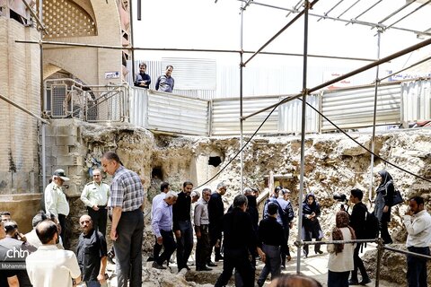 بازدید و بررسی میدان دادستان اصفهان از گذر کمر زرین