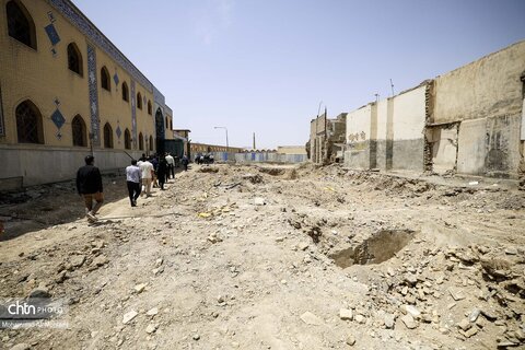 بازدید و بررسی میدان دادستان اصفهان از گذر کمر زرین