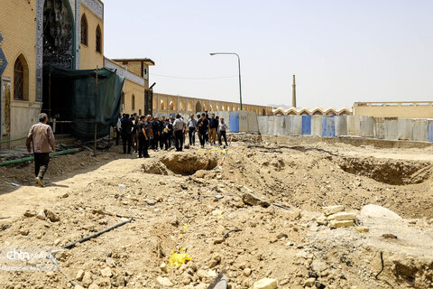 بازدید و بررسی میدان دادستان اصفهان از گذر کمر زرین