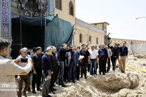 بازدید و بررسی میدان دادستان اصفهان از گذر کمر زرین