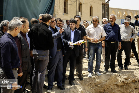 بازدید و بررسی میدان دادستان اصفهان از گذر کمر زرین