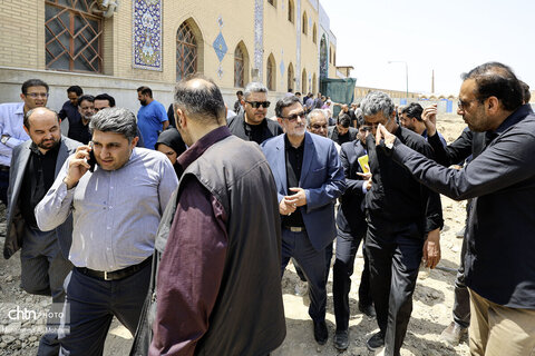 بازدید و بررسی میدان دادستان اصفهان از گذر کمر زرین