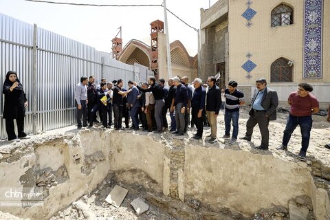 بازدید و بررسی میدان دادستان اصفهان از گذر کمر زرین