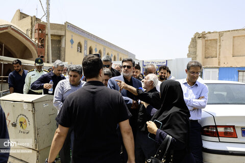 بازدید و بررسی میدان دادستان اصفهان از گذر کمر زرین