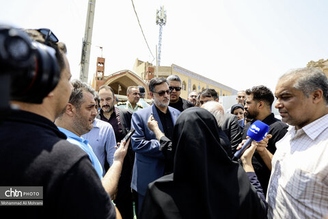 بازدید و بررسی میدان دادستان اصفهان از گذر کمر زرین