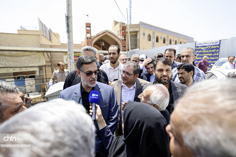 بازدید و بررسی میدان دادستان اصفهان از گذر کمر زرین