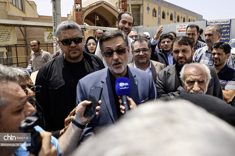 بازدید و بررسی میدان دادستان اصفهان از گذر کمر زرین