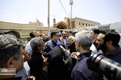 بازدید و بررسی میدان دادستان اصفهان از گذر کمر زرین