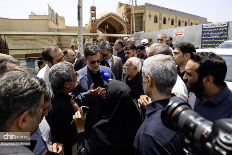 بازدید و بررسی میدان دادستان اصفهان از گذر کمر زرین